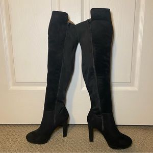 Diba Femma Women Round Toe
Synthetic Black Over The Knee Boot